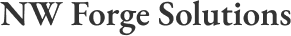 Text: "NW Forge Solutions" in black font.